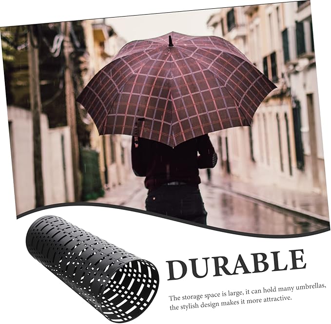 Umbrella Storage Stand Stable Iron Umbrella Holder for Home Entryway for Organizing and Drying Elegant Design