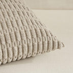 Fancy Homi 4 Packs Decorative Throw Pillow Covers for Living Room Couch Bed, Modern Farmhouse Boho Home Décor Accent Cushion Case, 24" x 12", Taupe