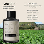 VINEVIDA [4 Fl Oz] Cuban Tobacco Fragrance Oil for Cold Air Diffusers, Essential Oils for Diffuser Oil Refill & Air Freshener Room Spray