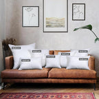 Utopia Bedding Throw Pillows (Set of 1, White) – 20 x 20 Inches Down Alternative Pillows for Bed, Sofa, and Couch - Fluffy Decorative Stuffer Pillow for Indoors & Outdoors