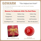 You Are Special Today Red Plate – 10.6" Ceramic Celebration Plates for Birthdays, Weddings, Anniversaries, Baby Showers, Graduations, Milestones, and Other Special Days (Red Plate)