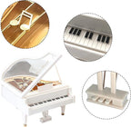 Musiin Grand Piano Music Box Desktop Ornament — Open the lid and a beautiful melody immediately plays, creating a warm and peaceful atmosphere to relax your mind.