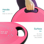 EVERYMILE Wobble Balance Board, Exercise Balance Stability Trainer Portable Balance Board with Handle for Workout Core Trainer Physical Therapy & Gym No-Skid Surface