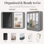 party greeting Magazine and Tract Holder for Jehovah Witness Ministry Supplies for Jehovahs Witnesses Accessories Pioneer Best Life Ever Gifts Ideas Convention(Gray)