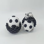 Enchanted 3D Egg with Miniature Inside - Handcrafted Printed Collectible | Fantasy Decor & Gift (Soccer Dragon & Egg (Box))