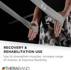 THERABAND CLX Resistance Band with Loops, 5-Foot Non-Latex Exercise Band for Mobility, Rehab, Stretching & Home Workouts, Color-Coded Resistance Levels