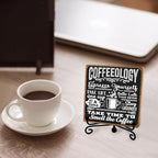 Funny Coffee Bar Accessories - Table Decorations & Desk Shelf Cubicles for Coffee Bar Decoration