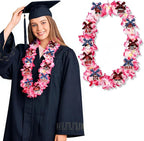 Leis for Graduation 2026, Artificial Flower Wreath with Cards Graduation Lays Gifts, Congrats Grad for High School