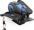 FUNMILY Under Desk Elliptical, Ellipse Leg Exerciser, Standing or Seated Mini Elliptical Machines, Portable Bike Pedal Exerciser for Seniors/Adults, Leg Workout Equipment for Home/Office