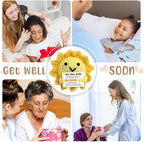 Get Well Soon Gifts - Handmade Positive Crochet Sunshine Dolls with Cheer Up Messages, Crochet Emotional Support Buddies for Surgery Recovery & Healing | Get Well Soon Gifts for Kids, Women, Men
