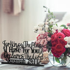 Jetec I Still Remember The Days I Prayed Sign Inspirational Table Blessed Signs Motivational Decor Farmhouse Table Home Centerpieces Faith Wooden Shelf for Living Room Office(Novelty Style)