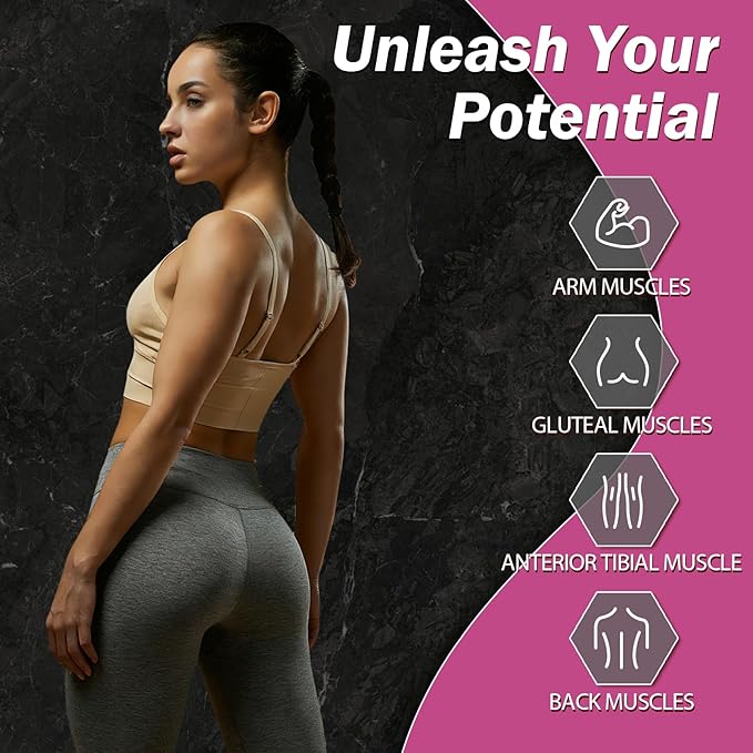 Resistance Bands for Working Out, 5 Levels Resistance Exercise Bands with Woven Bag, Bands for Working Out Women Men, Yoga, Pilates, Rehabilitation Training