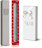 SURI Mezuzah for Door with Scroll – 6 Inch Modern Mezuzah Case with Non Kosher Scroll Included, Fits up to 5” Scroll, Easy Adhesive Installation, Gift Box Included