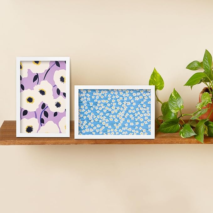 LaVie Home 4x6 Picture Frame White Set of 10, Display 4 x 6 Picture, Photo Frame Collage for Wall Gallery or Table Deco, Hanging or Tabletop Display
