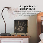 TR-LIFE 4 Pack Plate Stands for Display - 6 Inch Plate Holder Display Stand + Metal Easel Stand for Picture Frame, Decorative Plates, Book, Photo, Collectibles (4 Pack)