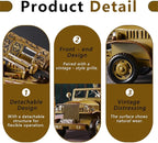 Metal Classic Truck Car Model - Retro Truck Model Vehicle Model Decorative Collectible for Home Office Decor