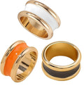 SYWDUDUCLT Scarf Ring for Women's Shawl, Silk Neckerchief, Tshirt, Gold/Sivler, S/M/L, 2 Pcs