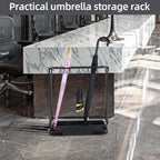 18 Slot Umbrella Stand with 10 Hooks – Heavy Duty Metal Indoor Umbrella Rack Holder with Removable Drip Tray – Large Commercial Entryway Organizer for Office, Lobby or Home