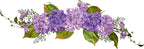 V-MAX 28" Hydrangea Swag - Lavender Purple Colors