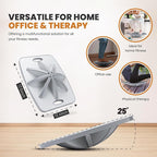 Professional Wooden Balance Board, 360 Degree Portable Wobble Board with Comfortable Surface, Standing Desk Rocker Board for Physical Therapy, Core Strength Stability Training