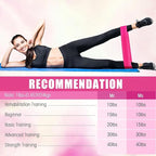 Deekin 20 Pcs Resistance Bands for Women Men 10-115 Lbs 5 Different Resistance Levels Loop Exercise Bands for Leg Working Gym