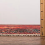 Keen Home Design 8x10 Rug - Machine Washable Area Rug with Non-Slip Backing, Ideal for Living Room, Dining Room, Bedroom - Vintage, Easy Clean, Durable, Low Pile Rug - (8' x 10')