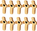 10-Pack Olive Wooden Cross Fidget, Handmade Pocket Wood Crosses, Cross My Heart | Easter Day Encouragement Gift, Relieve Anxiety for Yourself, Inspirational Gift for Christian Faith, Prayer, Valentines Day Gifts