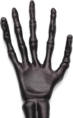 Oneida Flatware Utensil Set, Vintro Halloween Satin Black Skeleton 2-Piece Salad Servers Set, Aluminum Kitchen Utensils Set, Tongs, Black, Halloween Decor Indoor, Salad Serving Set (2 Piece, 12-inch)