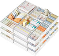 DIMJ Drawer Organizer Clothes Storage - 24 Pack Baby Dresser Organizer for Nursery, Small Fabric Closet Drawer Organizer Bins for Underwears Socks, Foldable Storage Dividers Organization for Bedroom