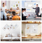 Large Cork Board for Walls 48"x36" |Cork Board Alternative| 12 Pack Felt Wall Tiles| Light Gray Bulletin Board with Removable Adhesive | Cork Boards Pinboard for Office Home Classroom，Light Gray
