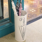 Metal Umbrella Stand - Independent nizer for Umbrellas | Waterproof Storage Solution for Entryway, Office & Home Interiors - Stylish & Functional Design