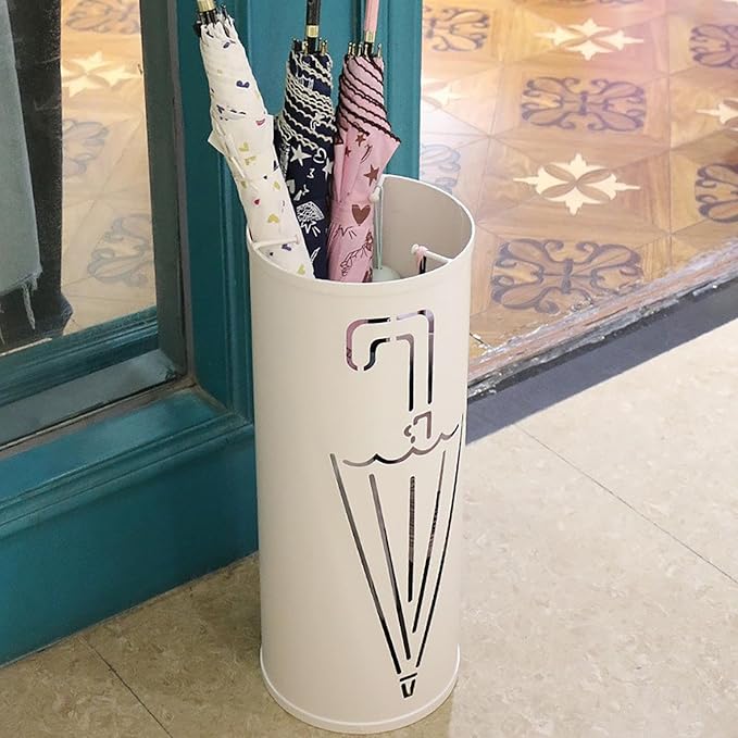 Metal Umbrella Stand - Independent nizer for Umbrellas | Waterproof Storage Solution for Entryway, Office & Home Interiors - Stylish & Functional Design