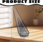 Mini Gradient Glass Vase, Exquisite Desktop Decorative Vase, Pro Glass Replacement (Dark Blue)