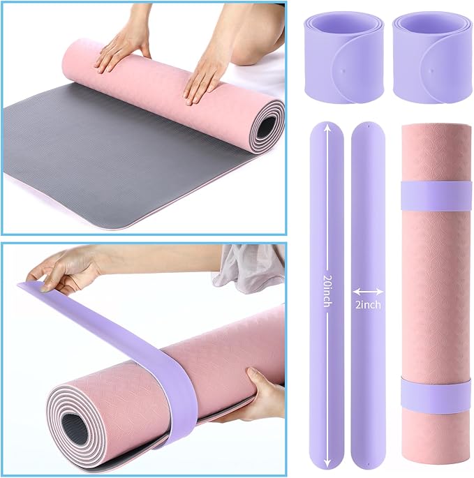 Yoga Bag Set for Women Including Yoga Mat Tote Bag, Booty Resistance Bands, Non Slip Sports Socks Silicone Ties for Pilates Travel Workout Office Home Gym