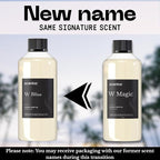 Scentia W Bliss Hotel Diffuser Refill Oil Inspired by W Signature Hotel - 500 mL 16.9 fl oz - Fragrance Oil Blend Bergamot, Lemongrass & Jasmine for HVAC Diffuser - Thanksgiving & Holiday Gift