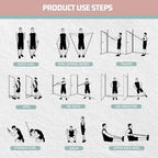 VEICK Resistance Bands, Exercise Bands, Workout Bands, Resistance Bands for Working Out with Handles for Men and Women, Exercising Bands for Fitness Weights Work Out at Home