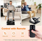 OLIXIS Under-Desk Elliptical Machine–Compact & Quiet Mini Pedal Exerciser with Adjustable Speed, LED Display, Portable Fitness Solution for Home or Office Workouts