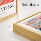 Framed Matisse Wall Art for Living Room, 6 Pieces Abstract Colorful Canvas Artwork for Walls, Henri Matisse Vintage Boho Landscape Pictures for Bedroom, Dining Room, Hallway, Home Office Decor 11x14