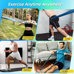 WHATAFIT Resistance Bands,Pull Up Assist Bands Set with Handles, Exercise & Workout Bands with Door Anchor for Men & Women – Home Fitness Equipment for Strength Training, Stretching