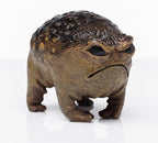MOLMH Weird Queer Grumpy Frog Toad Statue Ugly Angry Outdoor Garden Yard Decor Statue Fun Novelty Home Office Decor Sculpture Unique Gift