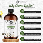 NaturoBliss Vanilla Essential Oil (4oz) Premium Quality