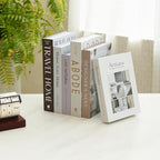 3 PCS Faux Decorative Books for Home Decor-Coffee Table Books Decor-Aesthetic Fake/Faux Books for Decoration,libros Decoration for Coffee Table, Shelf Accessories (Travel House Live Natural)