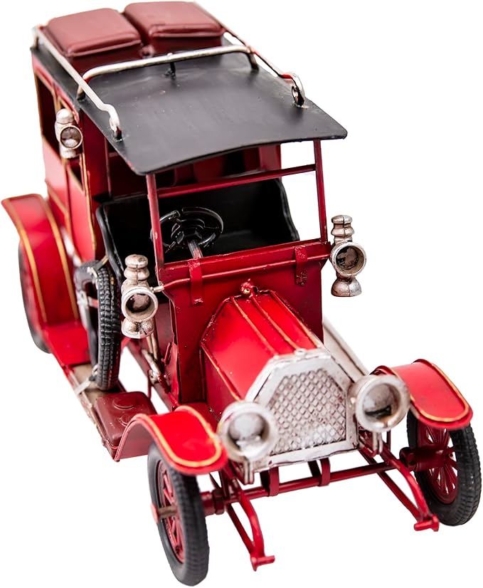 Berfutall-Vintage-Inspired Iron Classic Car Model - Collectible Decoration with Rustic Charm (C)