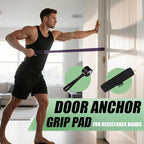 WHATAFIT Resistance Bands,Pull Up Assist Bands Set with Handles, Exercise & Workout Bands with Door Anchor for Men & Women – Home Fitness Equipment for Strength Training, Stretching