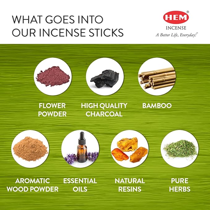 HEM Incense Sticks - Fragrance Patchouli - 120 Sticks