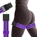 Booty Bands, Blood Flow Restriction Bands for Women/Men, Adjustable BFR Training Bands for Glutes & Hip Building, Occlusion Resistance Bands