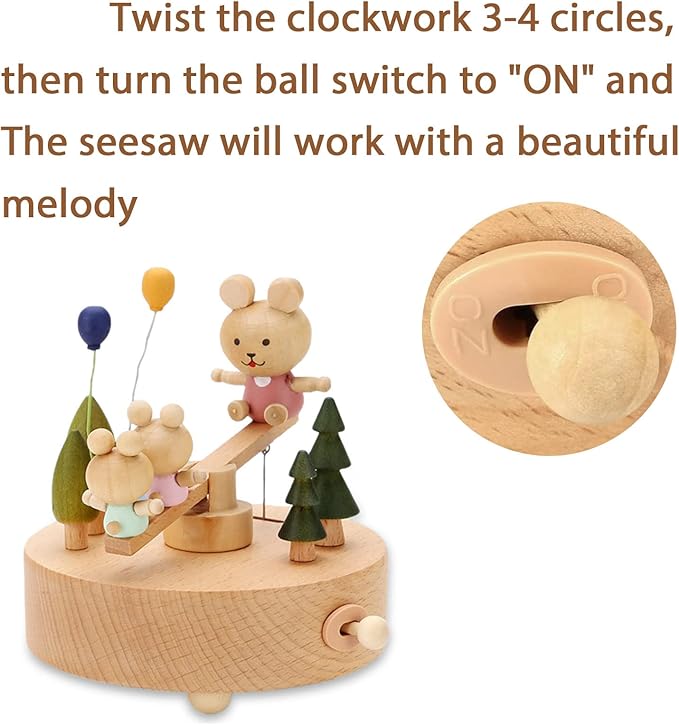 ROSIKING Classical Music Box Revolve Musical Boxes Christmas Birthday Valentine's Day Gifts for Lover, Boyfriend, Girlfriend, Husband, Wife Plays Castle in The Sky