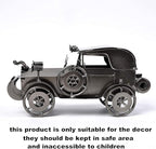 Metal Antique Vintage Car Model Handcrafted Collections Collectible Vehicle for Bar or Home Decor Decoration Great Birthday Gift Bronze Classic Car Model, Large