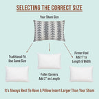 Pillowflex Premium Polyester Throw Pillow Insert - 20x26 - Ultra Soft Large Rectangle Throw Pillow, Couch Sham, Lumbar, Back, Sofa - Machine Washable - Decorative Accent Form - 1 Soft Pillow