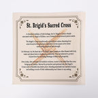 Brilucky Traditional St. Brigid's Wall Cross, Celtic Cross Imbolc Decor, Irish Blessing Wall Decor, 8 Inch